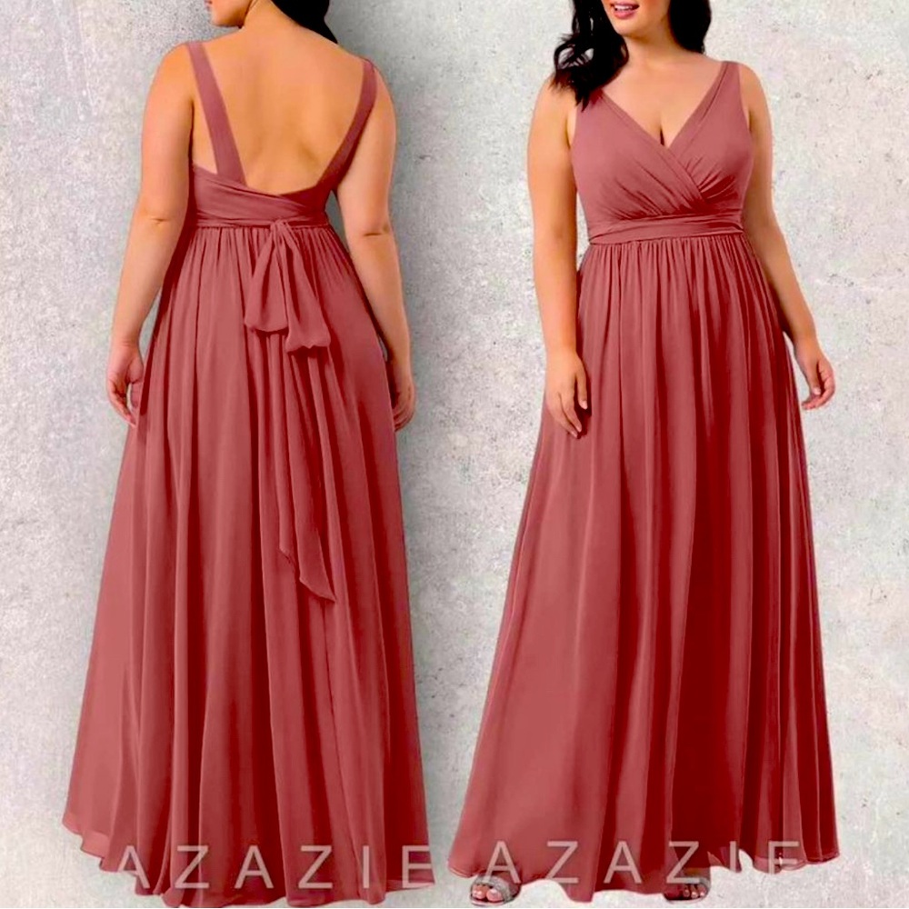 AZAZIE KORA Desert Rose bridesmaid dress
